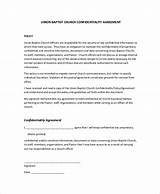 Salary Confidentiality Agreement Template Photos