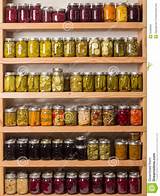 Canned Goods Shelf Images