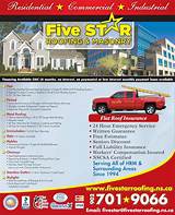 Five Star Commercial Roofing Reviews Images