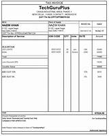 Photos of Gst Service Invoice Format In Excel