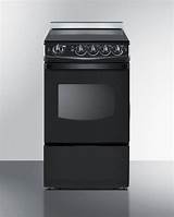 20 Inch Black Electric Range Pictures