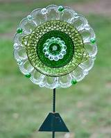 Glass Flowers Made From Plates