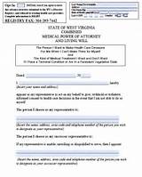 Pictures of Free Power Of Attorney Form West Virginia
