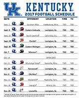 University High School Football Schedule Pictures