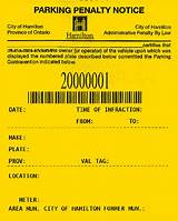 City Parking Ticket Photos