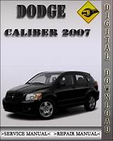 Images of 2007 Dodge Caliber Service Manual