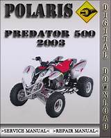 Pictures of Polaris Predator 90 Service Manual