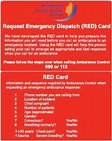 Emergency Medical Dispatch Cards Photos