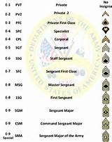 Pictures of Enlisted Ranks Us Military