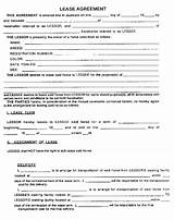 Simple Rent Lease Agreement Forms Pictures