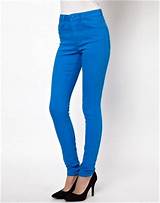 Images of Electric Blue Jeggings