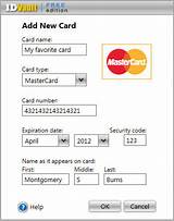 Images of Real Valid Credit Card Information