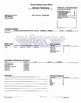 Photos of Pest Control Service Report Format