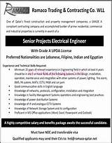 Pictures of Requirements For Electrical Engineer