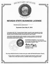 Photos of Nevada Business License Fee