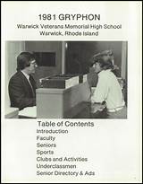 Photos of Warwick Veterans Memorial High School Yearbook
