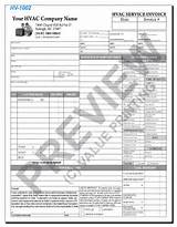 Invoices For Hvac Service Pictures