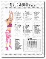 Images of Exercise Routine Plan