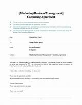 Images of Marketing Contract Template