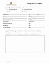 Salary Change Request Form Pictures