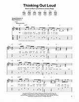 Photos of Thinking Out Loud Guitar Chords