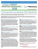 Dental Assistant Job Interview Questions