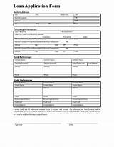 Photos of Printable Personal Loan Application Form