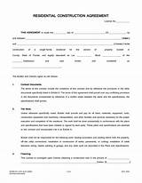 Pictures of Free Printable Contracts For Contractors