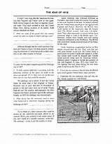 Photos of American Civil War Reading Comprehension Worksheet Answers