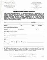 Photos of Insurance Verification Form