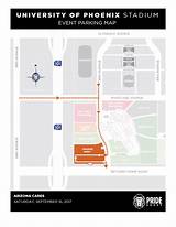 University Of Phoenix Stadium Parking Map