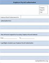 Photos of Employee Payroll Forms