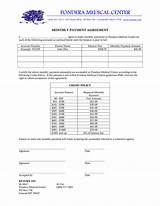 Patient Payment Plan Agreement Template Images