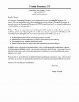 Photos of Occupational Therapy Assistant Cover Letter