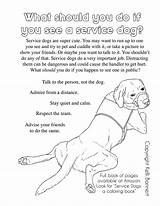 Images of Service Dog Coloring Pages