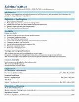 Images of Resume Examples Medical Field