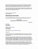 Sample Letter To Remove Debt From Credit Report