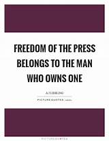 Images of Freedom Of The Press Quotes