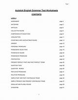 Photos of High School Grammar Worksheets With Answer Key