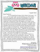 Photos of First Day Of School Letter To Parents Preschool
