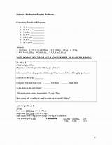 Medical Math Practice Worksheets Images