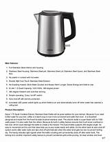 Electric Tea Kettle Without Plastic Photos