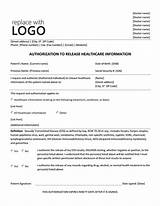 Authorization To Release Medical Information To Family Template Photos