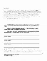 Alabama Residential Lease Agreement Form Images