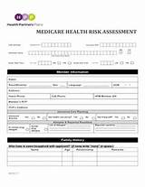 Images of Medicare Health Risk Assessment Form