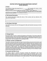 Pictures of Hvac Service Agreement Template