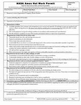 Electrical Hot Work Permit Form Photos