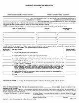 Photos of Llc Authorization Resolution Form