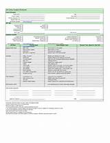 Construction Job Worksheet