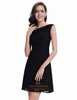 Pictures of Black Semi Formal Dresses With Sleeves